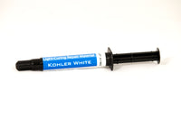 Sink, Tub, Tile and Toilet Chip & Nick Repair 3-GM Syringe - Kohler White LCA Gel
